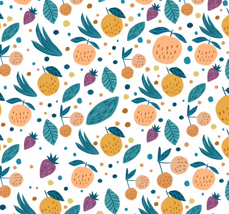 Fruit flavours blind kitchen - TenStickers