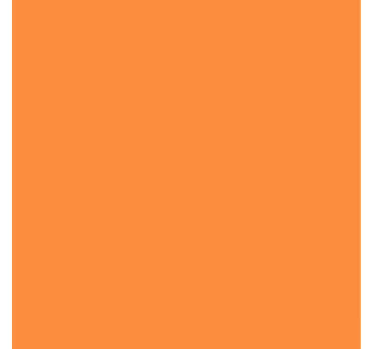 Orange monocolor blind kitchen - TenStickers