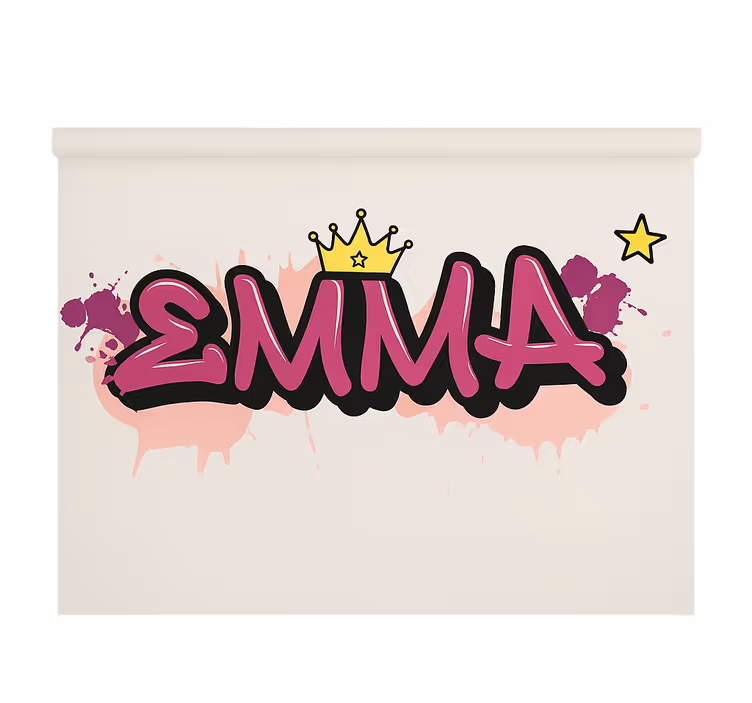 Pink custom graffiti blind children - TenStickers