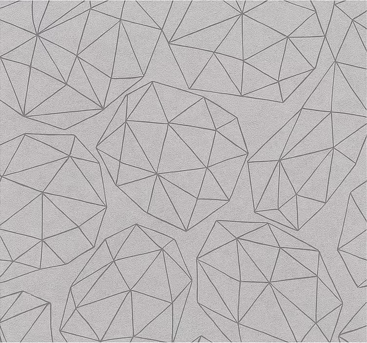 Gemstone silver gloss bathroom blind - TenStickers