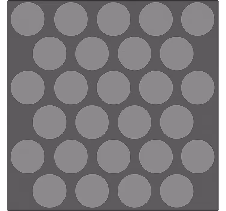 Textured grey circles  bathroom blind - TenStickers