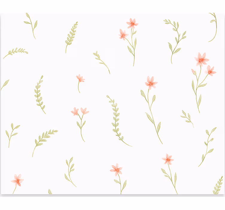 Pastel meadow flowers blind children - TenStickers