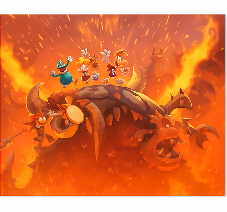 Fiery victory on monster blind geek - TenStickers