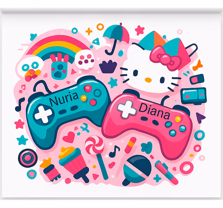 Custom kitty controllers blind geek - TenStickers