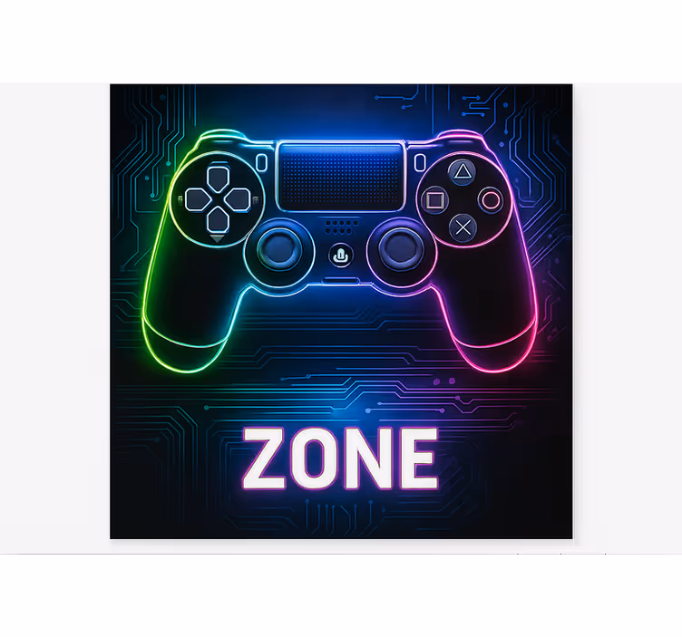 Game console zone  blind geek - TenStickers