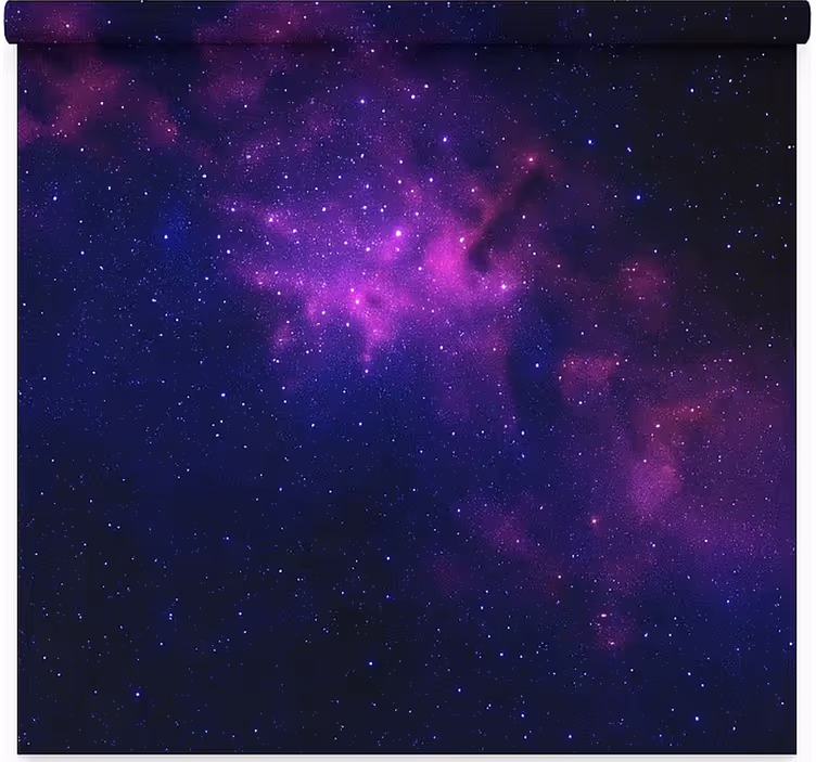 purple galaxy star blind teens - TenStickers