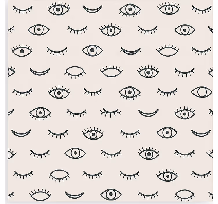 Eyelash eye pattern blind teens - TenStickers
