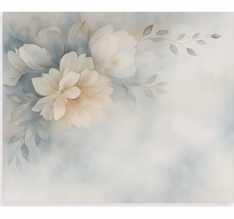 Watercolour gracy flowers blind teens - TenStickers