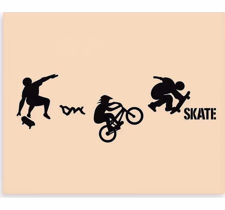 Skate BMX sport blind teens - TenStickers
