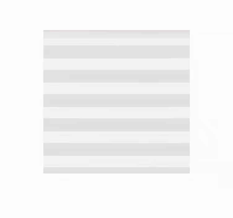 Transparent white stripes  dining room blind - TenStickers