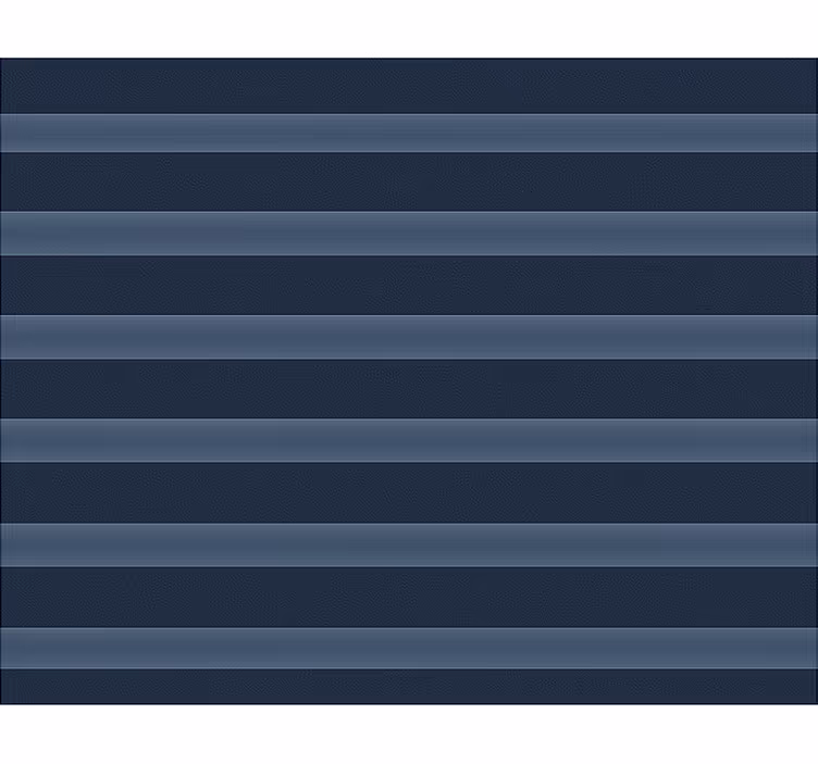 Navy midnight blue stripes  dining room blind - TenStickers