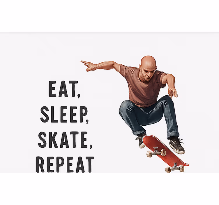 Skateboard Print blind teens - TenStickers
