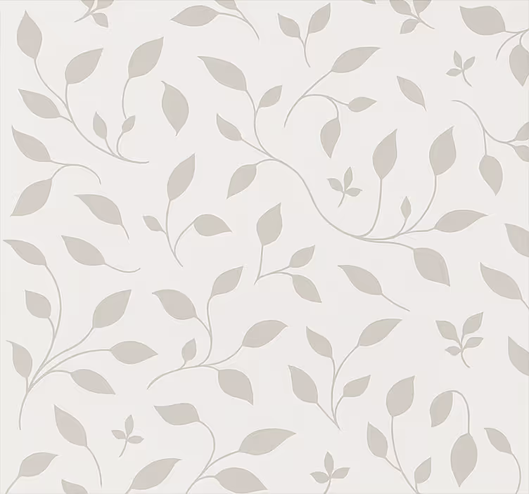 Scandinavian blind with calming leaf floral design - TenStickers