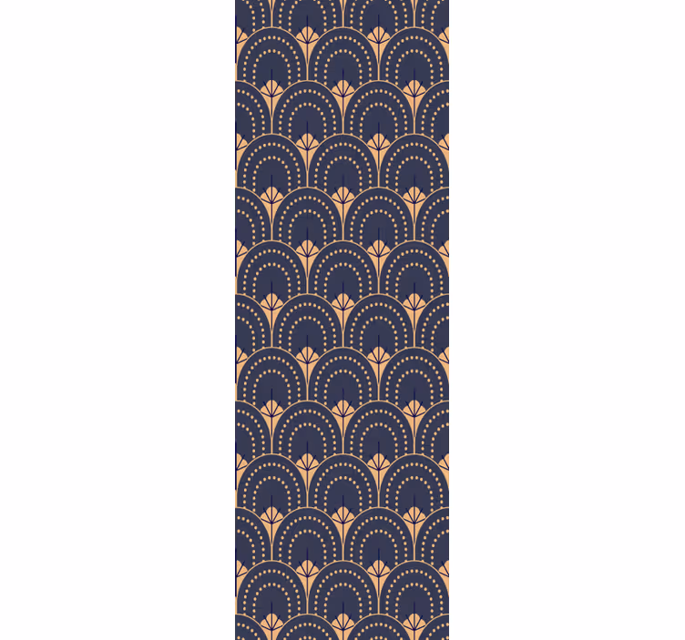 Home office blind with decorative fan design - TenStickers