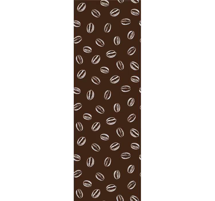Home office blind with coffee bean design - TenStickers