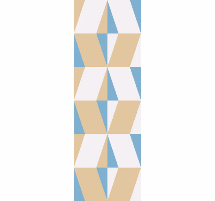Home office blind with geometric minimalist design - TenStickers