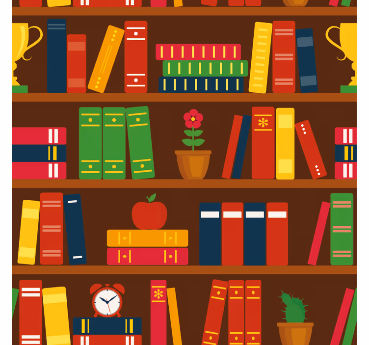 Home office blind for home library use - TenStickers