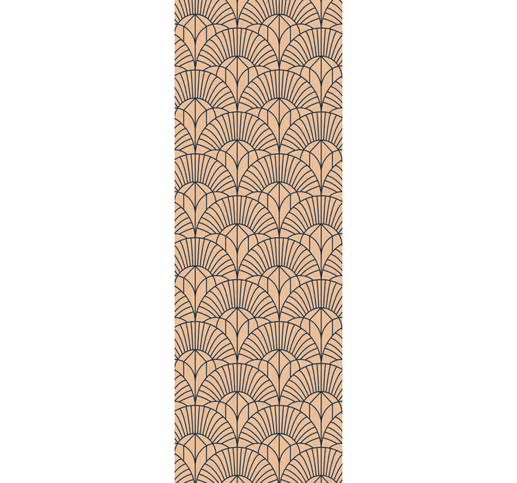 Home office blind in abstract beige pattern - TenStickers