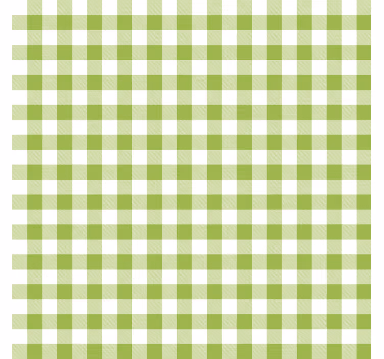 Dining room blind in gingham check pattern - TenStickers