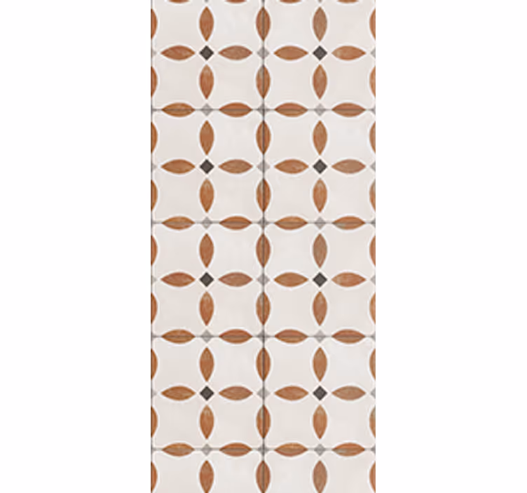Blind kitchen beige geometric textured motif - TenStickers