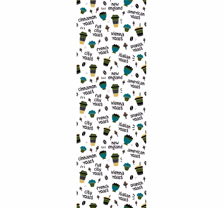 Blind kitchen coffee roast design - TenStickers