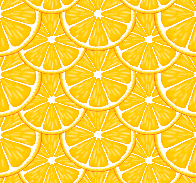 Blind kitchen citrus slice design - TenStickers