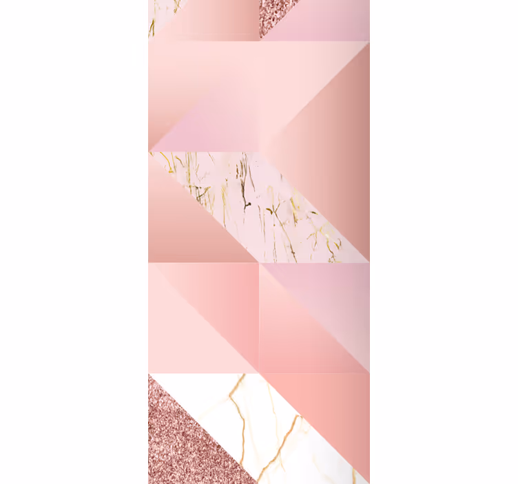 Blind kitchen in pink golden marble - TenStickers
