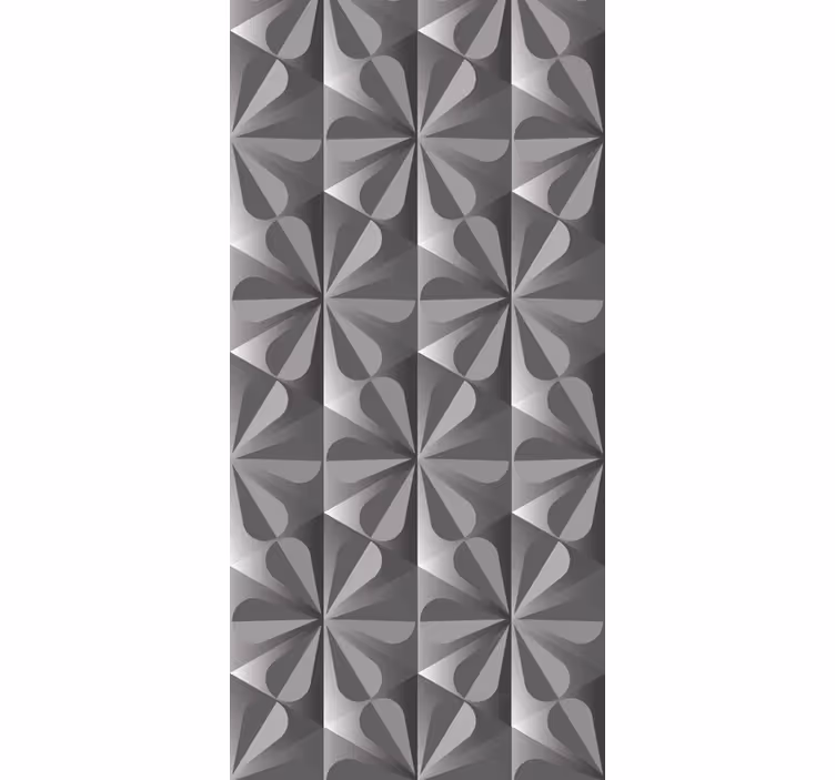 Blind kitchen vintage geometric flower design - TenStickers