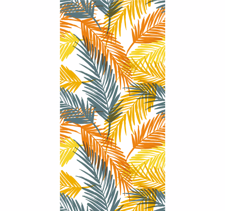 Blind kitchen palm leaves tropical design - TenStickers