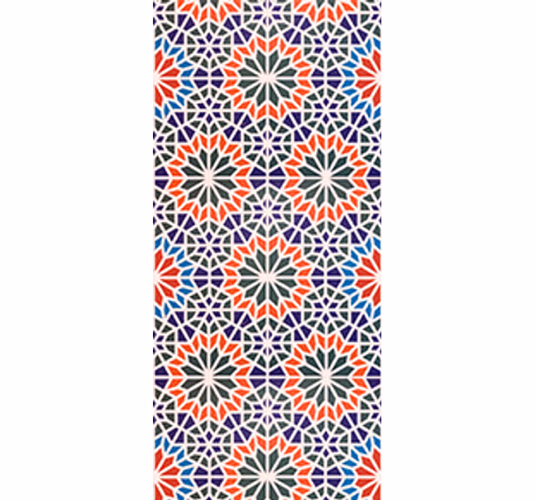 Blind kitchen colorful mosaic tiles - TenStickers
