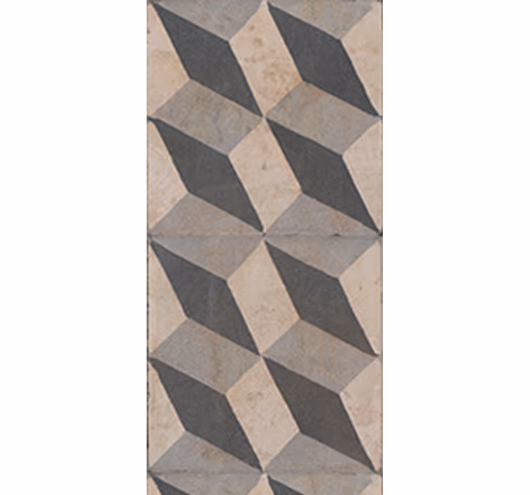 Blind kitchen dark grey modern tiles - TenStickers