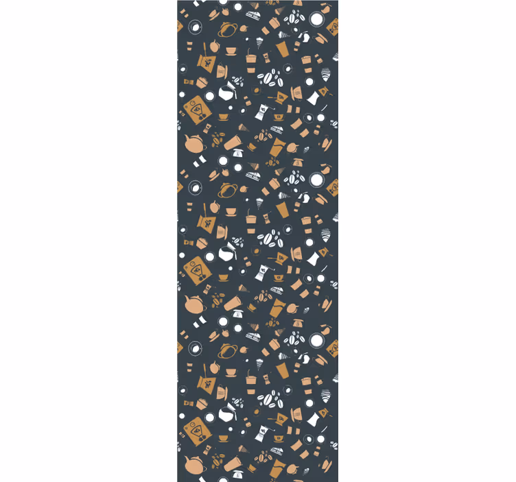 Blind kitchen coffee seamless pattern design - TenStickers
