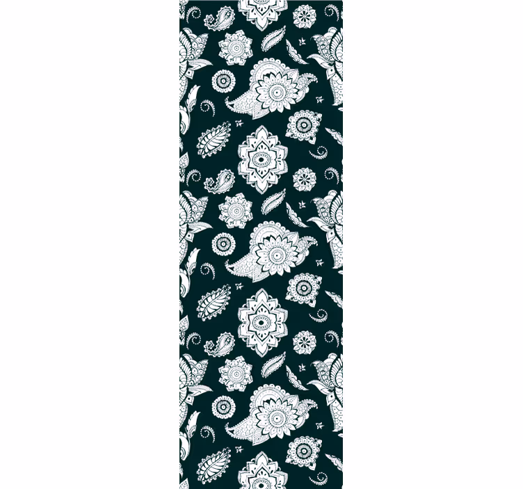 Blind kitchen indian paisley design - TenStickers
