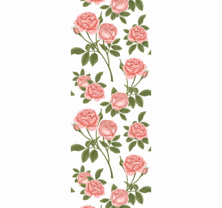 Blind kitchen floral rose pattern - TenStickers