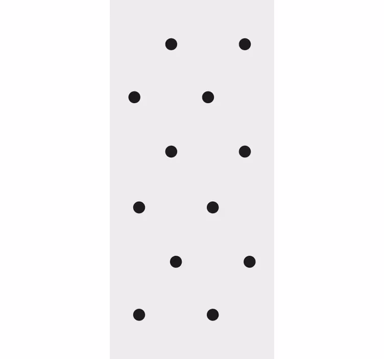 Blind kitchen nordic style black dots - TenStickers