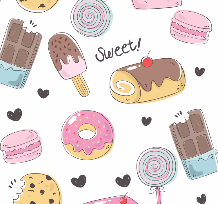 Blind kitchen tasty treats - TenStickers