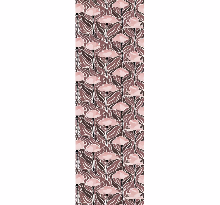 Dining room blind with vintage abstract design - TenStickers