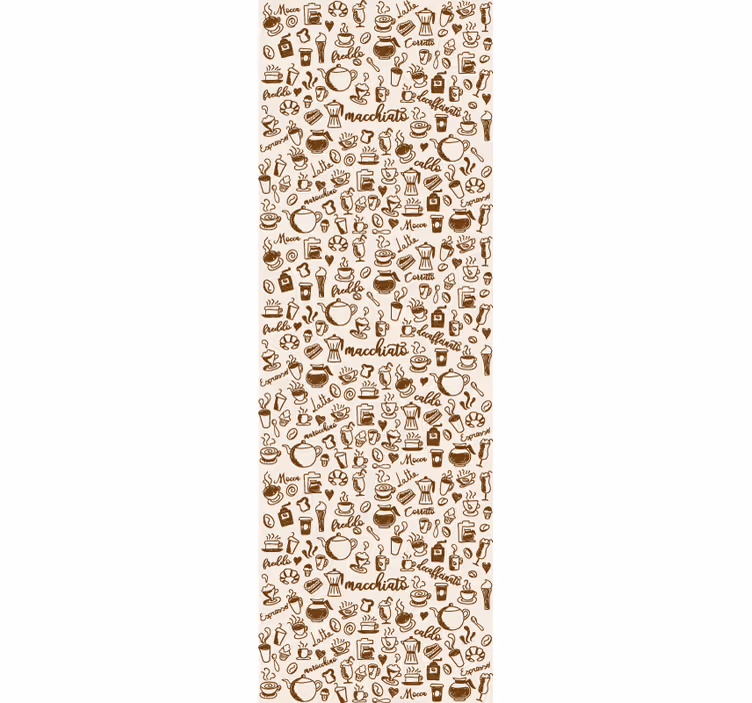 Dining room blind inspired by italian coffee tradition - TenStickers
