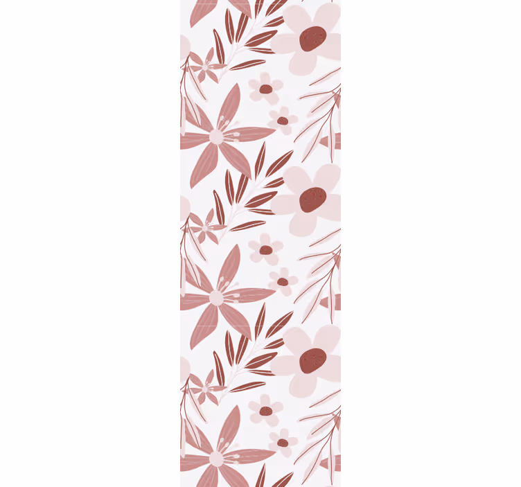 Dining room blind pink daisy flowers design - TenStickers
