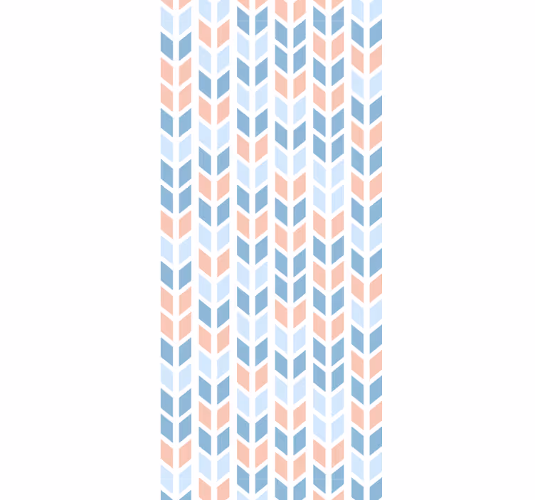 Dining room blind nordic style vertical arrows - TenStickers