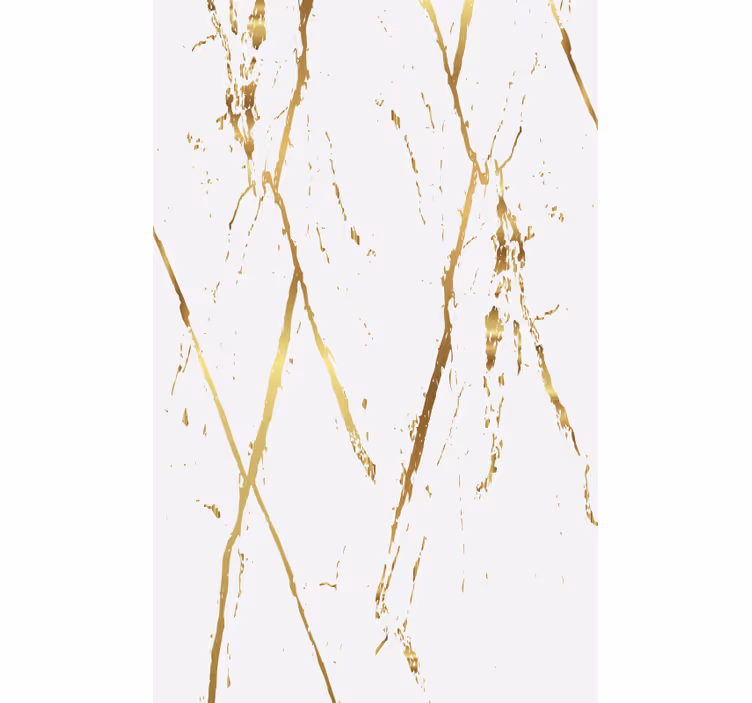 Dining room blind in gold marble stripes - TenStickers