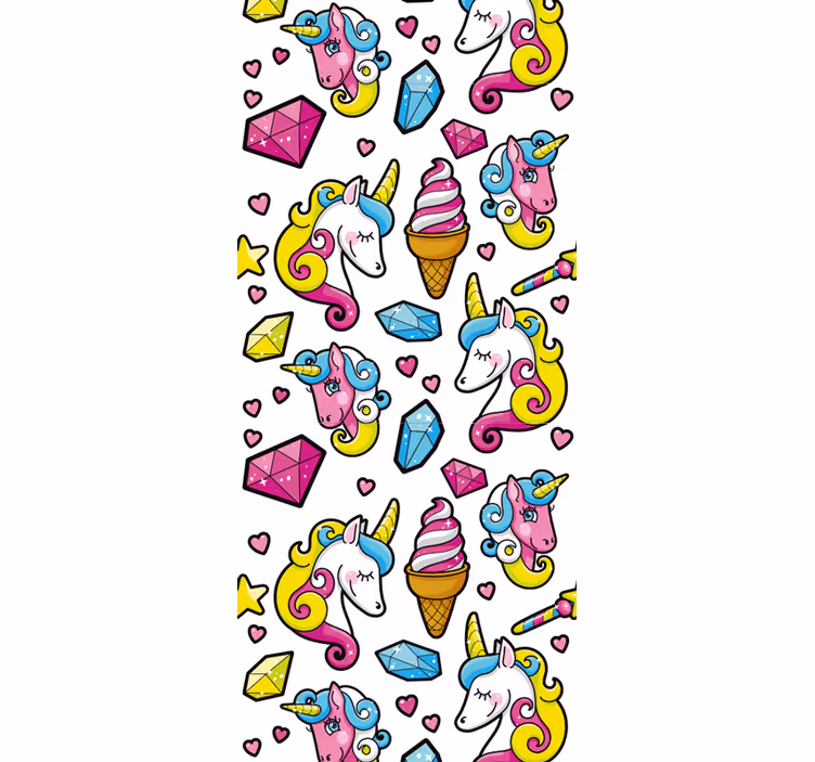 Blind children unicorn fantasy design - TenStickers