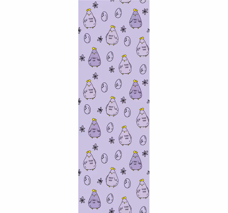 Blind children chick pattern design - TenStickers