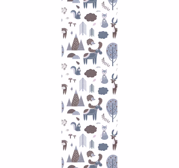 Blind children nordic animals - TenStickers