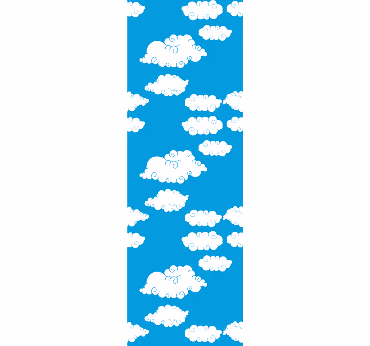 Blind children clouds in sky - TenStickers