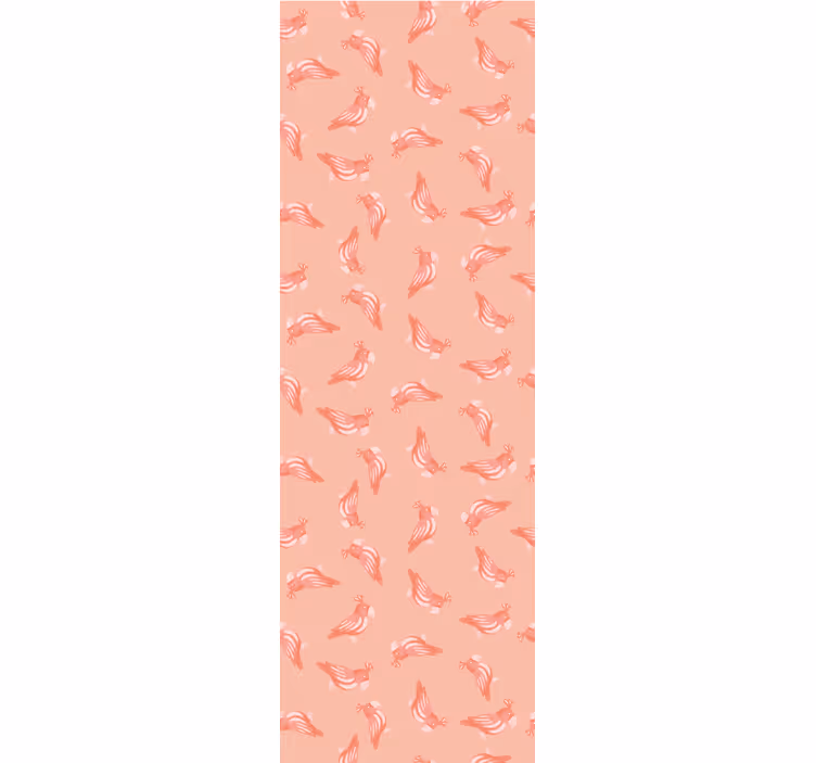 Blind children pink birds pattern - TenStickers