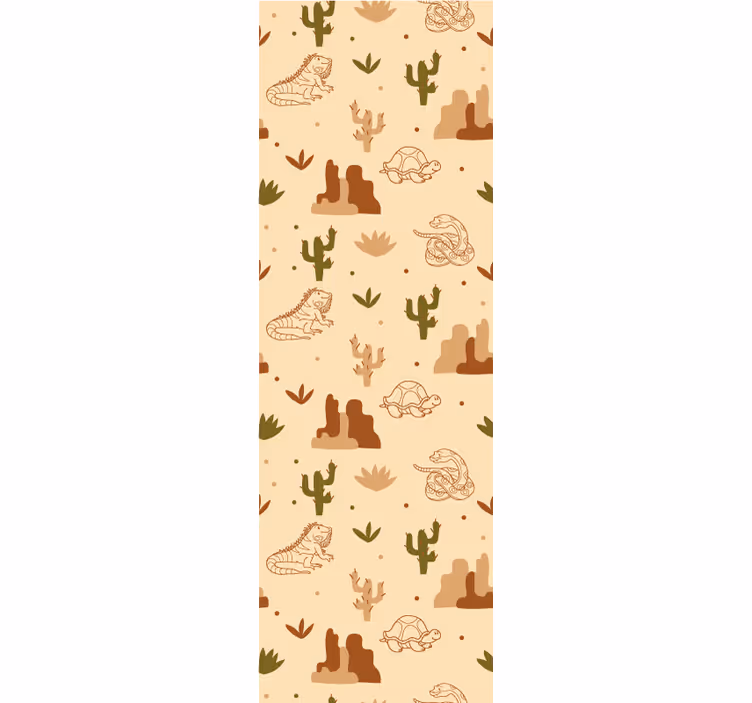 Blind children exploring desert wildlife - TenStickers
