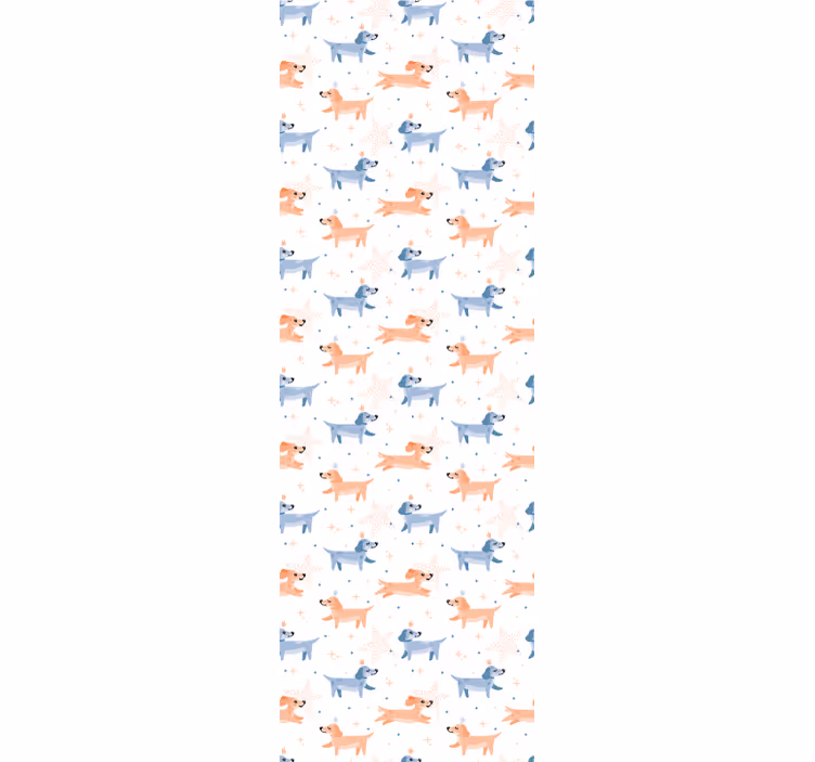 Blind children and adorable crowned dogs - TenStickers