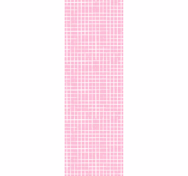 Blind children pink and white stripes - TenStickers