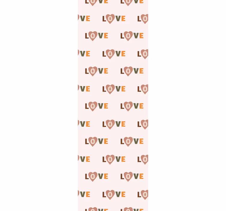 Blind children love word pastel style - TenStickers